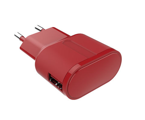 Black CE RoHS 5V1A EU Travel Charger
