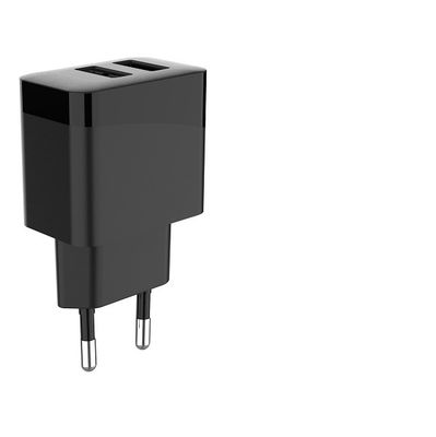 Dual Ports ErP 5V2.4A European USB Charger Mobile Cable Charger