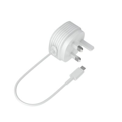 Fireproof PC ErP 5V2.4A UK Mains Charger Micro Usb Cable