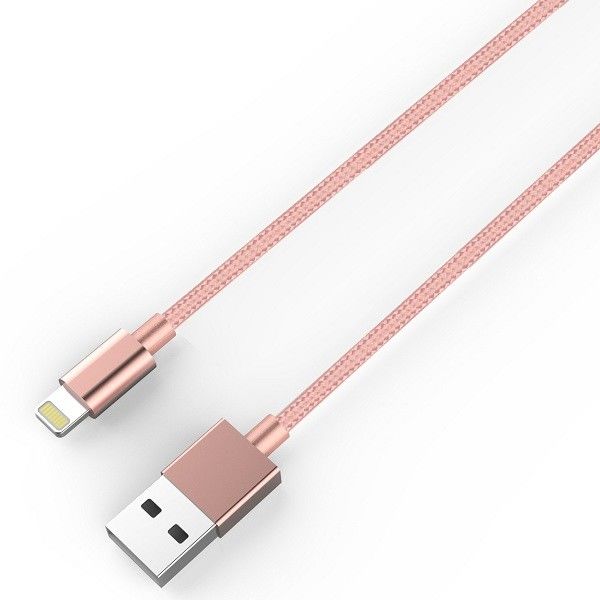 2.4A MFI 10ft Braided Lightning Cable Charger For Iphone